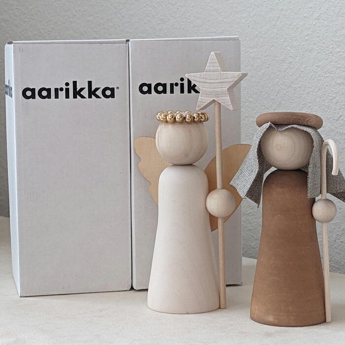 aarikka アーリッカ 天然木 オーナメント 羊飼い 天使 北欧 フィンランド 置物 クリスマス アアリッカ GOOD SHEPHERD / ANGEL GABRIEL DECORATION 文具 文房具 | ブランド登録なし | 07