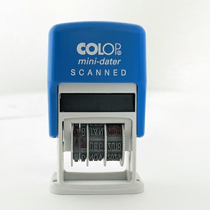 COLOP コロップ mini dater stamp 日付スタンプ+SCANNED 2024年〜2035
