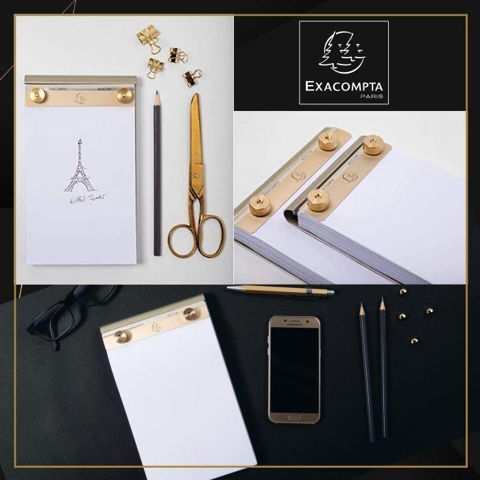 EXACOMPTA エグザコンタ FAF デスク メモパッド NO.2 無地・17×10ｃｍ FAF NO.2 DESK NOTE PAD, PLAIN おしゃれ フランス 文房具 文具 メモ帳 可愛い | ブランド登録なし | 07