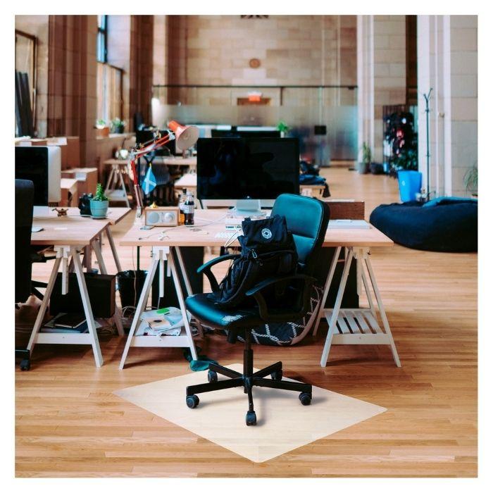 FLOORTEX フロアテックス 折りたたみ式 ポリプロピレン （PP） チェアマット ハードフロア 用 長方形(117×145cm) FTXECCMFLLA0004 椅子 床保護 文具 文房具の画像