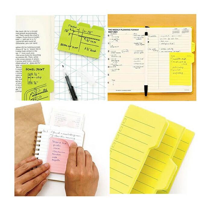 スティッキータブ 全4色 おしゃれ レトロ かわいい メモ帳 メモ 手帳 ノート 付箋紙 ふせん HIGHTIDE ハイタイド 可愛い 文具 文房具 シンプル | ブランド登録なし | 02