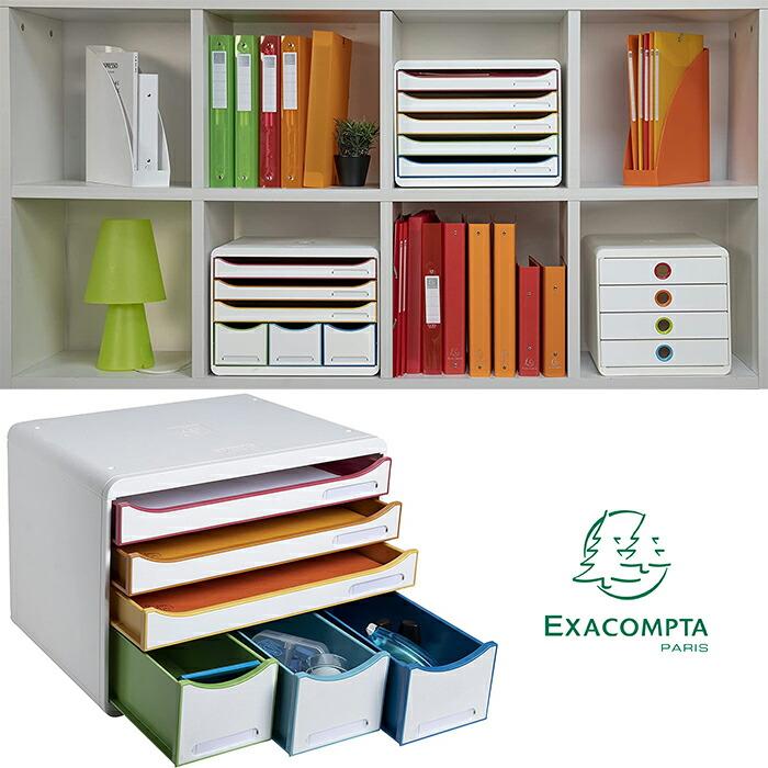 EXACOMPTA エグザコンタ STORE BOX A4 横型 ストアボックス 6 ポケット 全6色 オフィス用品 レターケース 引出し 卓上 小物整理 書類整理 文具 文房具 | ブランド登録なし | 05
