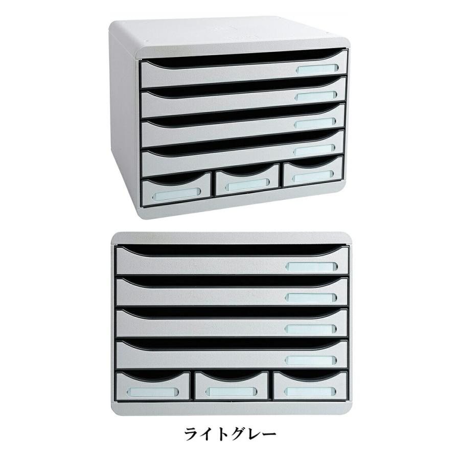 EXACOMPTA エグザコンタ STORE BOX A4 横型 ストアボックス 7 ポケット 全4色 オフィス用品 レターケース 引出し 卓上 小物整理 書類整理 文具 文房具 | ブランド登録なし | 04