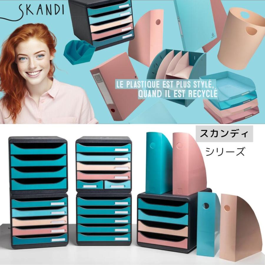 EXACOMPTA ビッグボックス プラス A4 縦型 レターケース【5段】 |  | 08