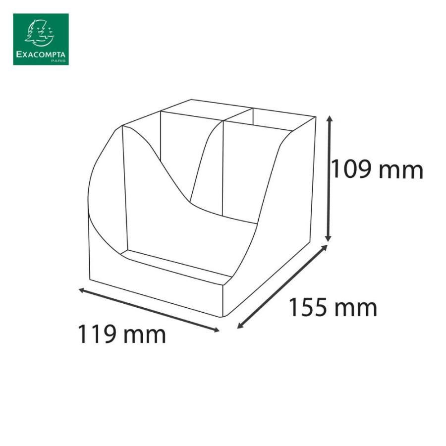 EXACOMPTA  エグザコンタ ペン立て 【ペンウェーブ】【全3色】 |  | 07