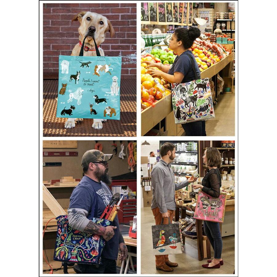 BlueQ ブルー・キュー エコバッグ 「ショッパー」 全5種 おしゃれ ショッピングバッグ 買い物袋 アメリカ USA 可愛い 文具 文房具 シンプル かわいい | ブランド登録なし | 01