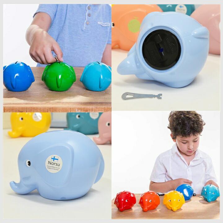 Norsu ノルス エレファントバンク S 全8色 おしゃれ フィンランド 北欧雑貨 置物 オーナメント 貯金箱 カギ付き fantti ファンティ プレゼント 文具 文房具 | ブランド登録なし | 01