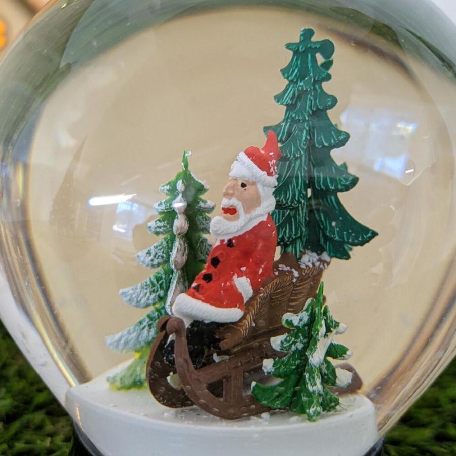 80mm】【ソリに乗ったサンタ】PERZY スノードーム オーストリア