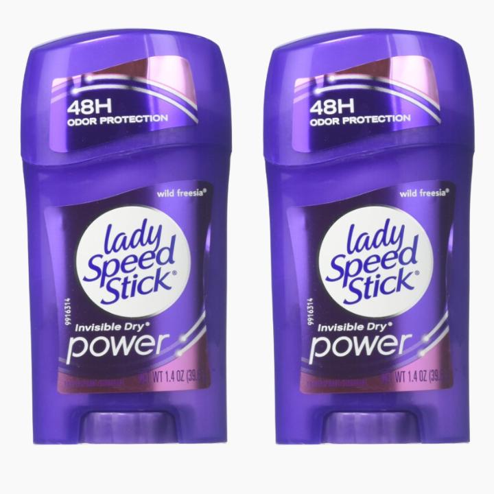 メンネン レディスピードスティック Lady Speed Stick 【ワイルドフリージア】×2本セット デオドラント （39.6g×2個