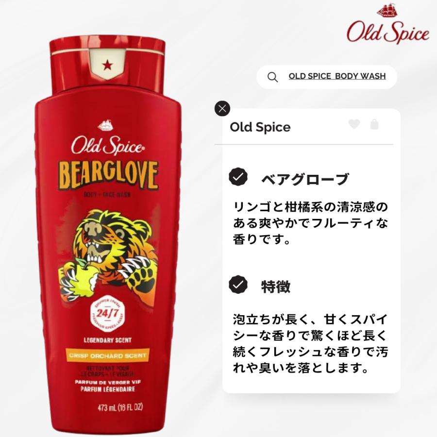 Old Spice（オールドスパイス） ボディソープ ボディウォッシュ 匂い