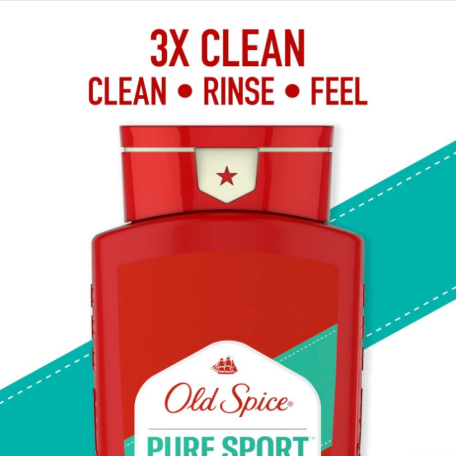 オールドスパイス　ボディソープ　ピュアスポーツ　２本セット Old Spice 2個セット】 Old Spice オールドスパイス ピュアスポーツ 987ml