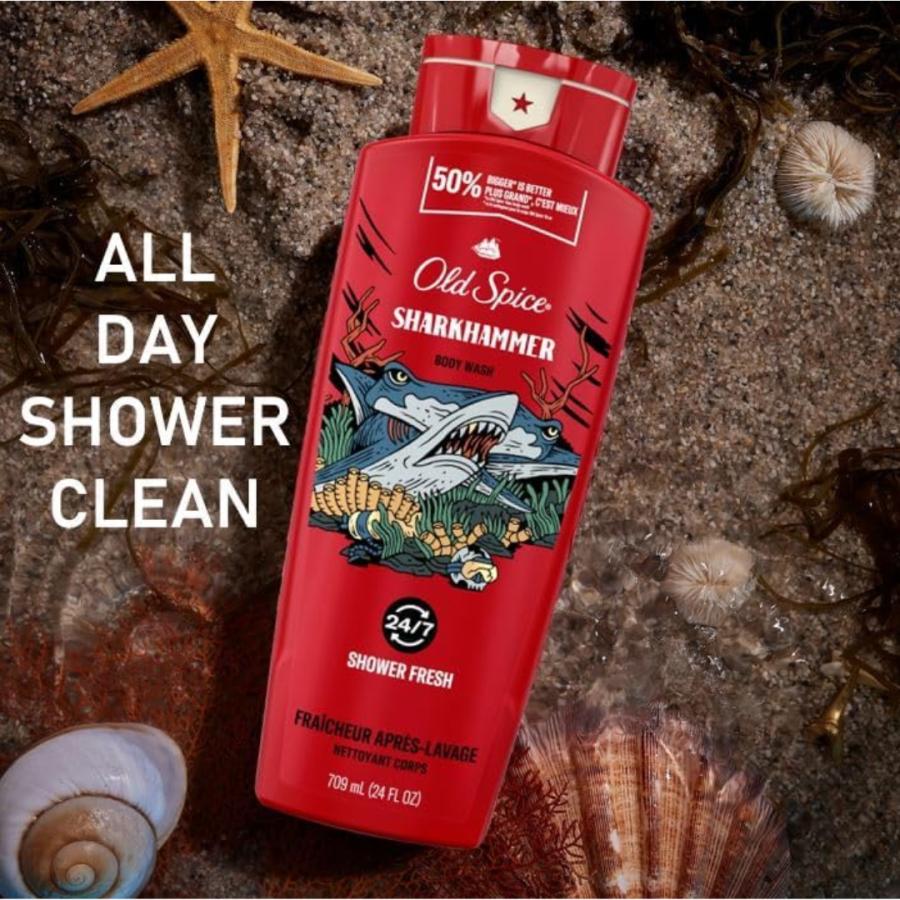 オールドスパイス ボディソープ シャークハンマー 709 ml × 2本セット Old Spice 種類 香り あります | Old Spice | 01