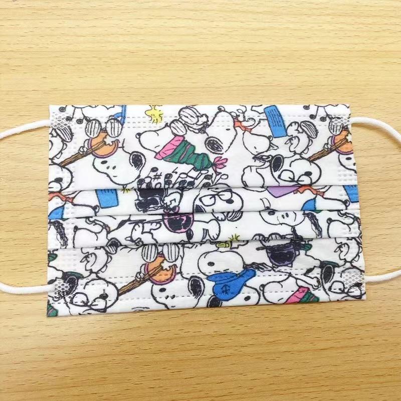 マスク 50枚 使い捨て ベビー 子供 大人用 可愛いスヌーピー柄マスク 不織布マスク 3層構造 通勤 通学 ウイルス対策 花粉対策 飛沫 風邪 マスク Mask てぃーえふしょっぷ 通販 Yahoo ショッピング