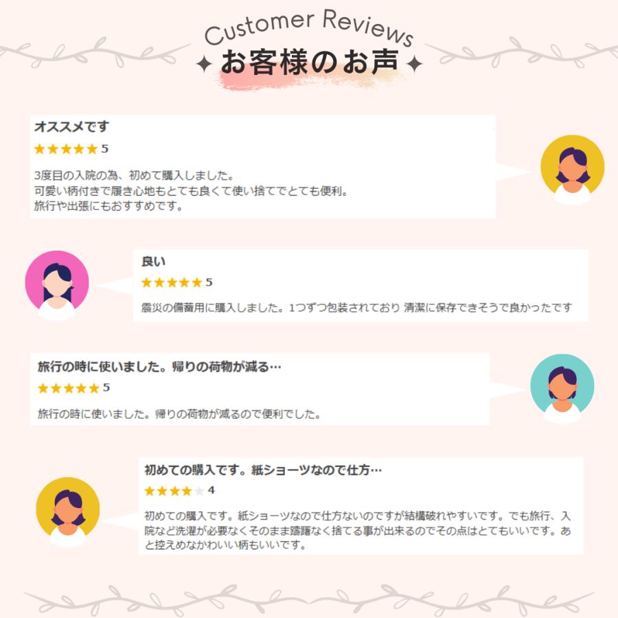 使い捨て パンツ 5枚セット 不織布 下着 ペーパーショーツ レディース |  | 01