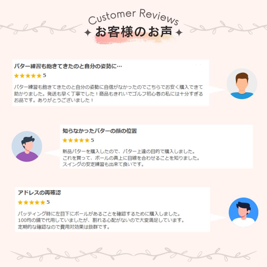 パターミラー 練習用  器具 練習 トレーニング パッティング マット スイング |  | 01