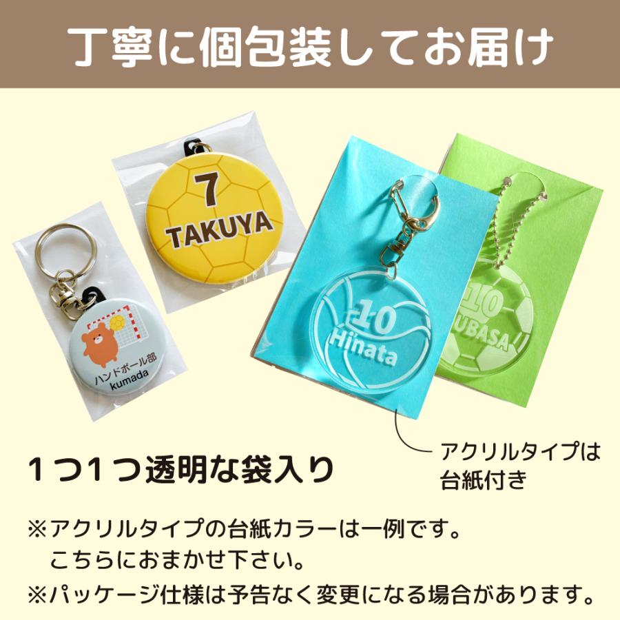選手名入りバッジ5個セット　アクリル　キーホルダー バレーボール アクリル キーホルダー プチギフト 名前入り グッズ 名
