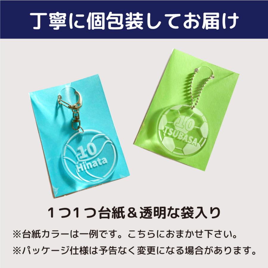 サッカーボール アクリル キーホルダー プチギフト 名前入り グッズ 名