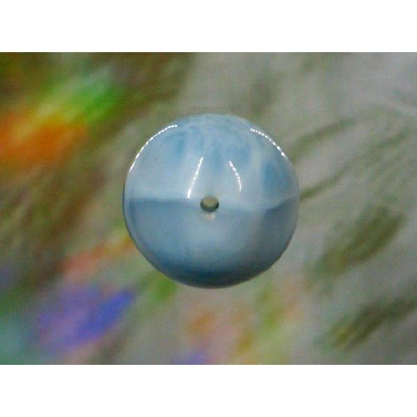 天然石ビーズ ラリマー 丸玉12mm 1点物 No.1236