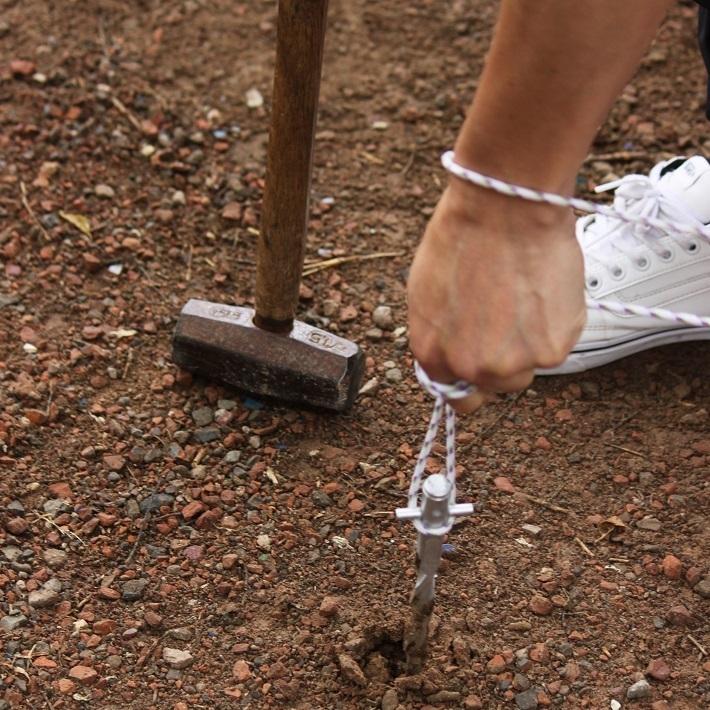 ペグ シルバー 20cm 4本 セット ジュラルミン 軽量 丈夫  おすすめ 登山 テント タープ キャンプ アウトドア おしゃれ 抜けにくい 設営 キャンプ用フレペグ |  | 12