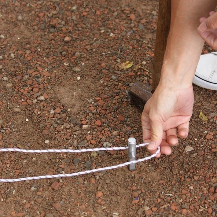 ペグ シルバー 20cm 4本 セット ジュラルミン 軽量 丈夫  おすすめ 登山 テント タープ キャンプ アウトドア おしゃれ 抜けにくい 設営 キャンプ用フレペグ |  | 03