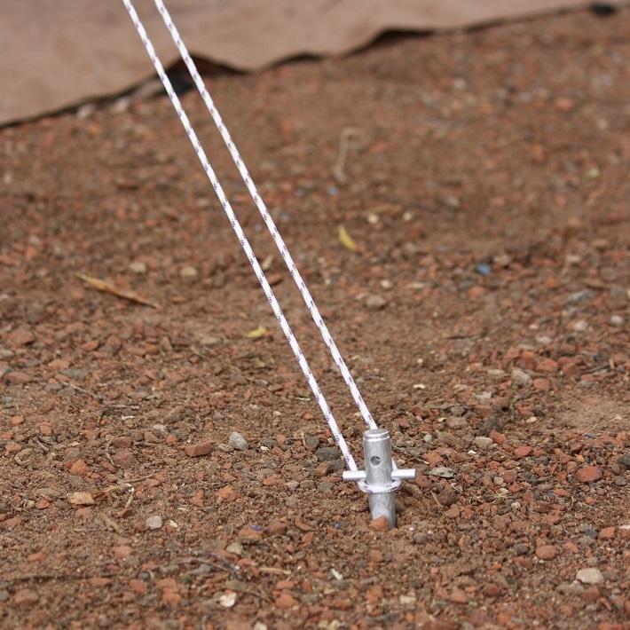 ペグ シルバー 20cm 4本 セット ジュラルミン 軽量 丈夫  おすすめ 登山 テント タープ キャンプ アウトドア おしゃれ 抜けにくい 設営 キャンプ用フレペグ |  | 04