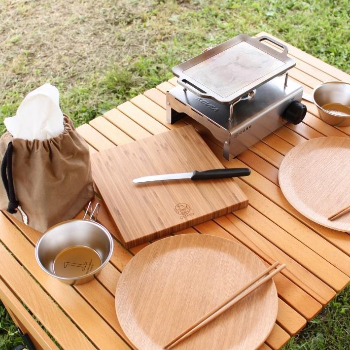 九雲（QUMO） まな板 小サイズ カッティングボード 正方形 竹 木製 木