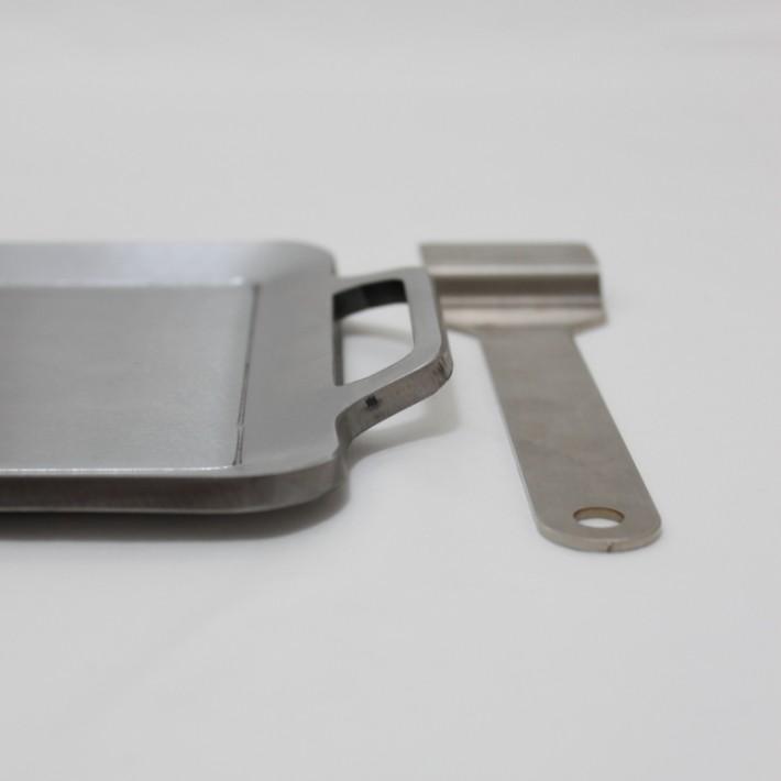 MMFactory ミニ 極厚鉄板 リフター付 板厚 6mm 鉄板 バーベキュー キャンプ アウトドア BBQ 極厚 プレート ソロ 日本製 おすすめ 鉄板工房 ギフト プレゼント | 「鉄板工房」M.M.Factory | 06