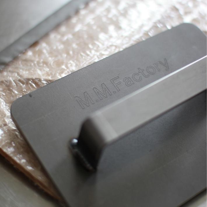 鉄板工房」M.M.Factory MMFactory ミートプレス 肉押さえ 鉄製 極厚