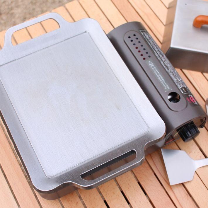 MMFactory 鉄板・リフター2点セット 極厚鉄板 板厚 ９mm 鉄板 バーベキュー キャンプ アウトドア BBQ 極厚 プレート 日本製 おすすめ 鉄板工房 プレゼント | 「鉄板工房」M.M.Factory | 06
