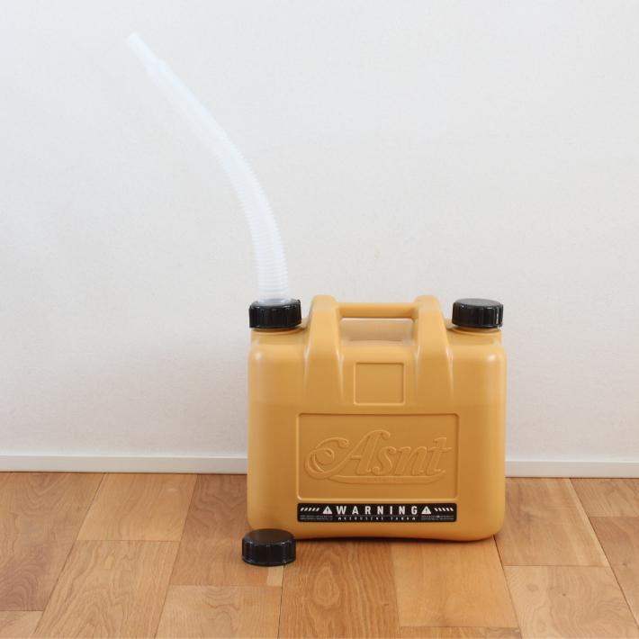 10L 灯油タンク 灯油缶 ポリタンク キャンプ アウトドア 黒 ブラック