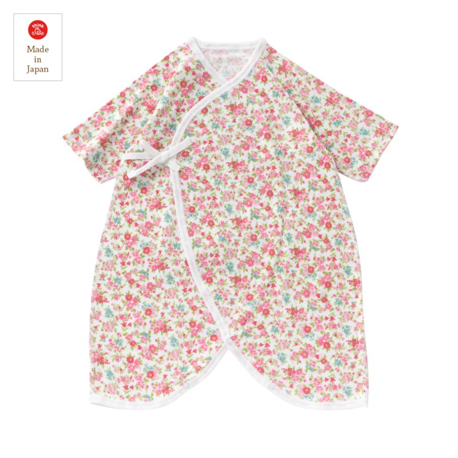 日本製 コンビ肌着 フライス 花柄 肌着 年間素材 新生児 赤ちゃん 50 60cm シンク ビー Think B 12 12 日本製ベビー専門店シンク ビー 通販 Yahoo ショッピング