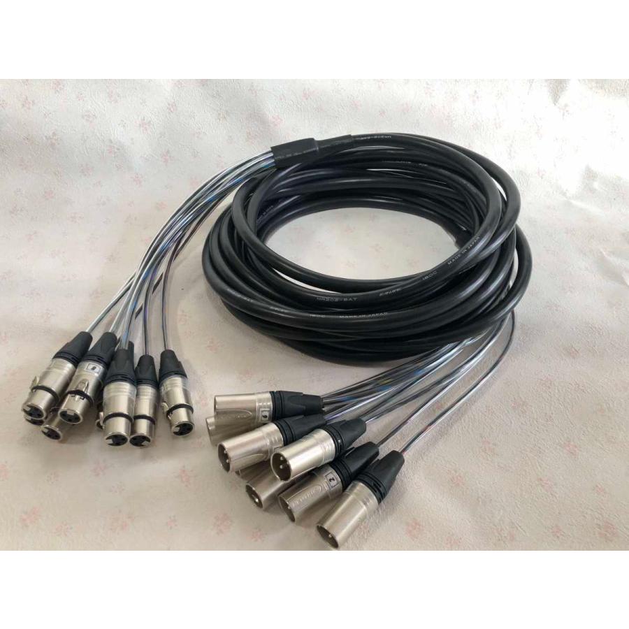 CANARE MR202-8AT XLR 8ch マルチケーブル 2m