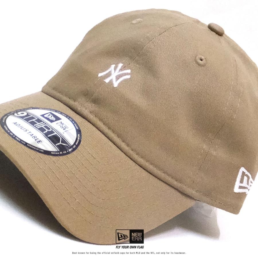 ニューエラ New Era キャップ 帽子 メンズ レディース9thirty ノンウォッシュ コットンツイル ニューヨーク ヤンキース ミニロゴ カーキ スノーホワイト 10v1290 B系 Hiphop Third 通販 Yahoo ショッピング