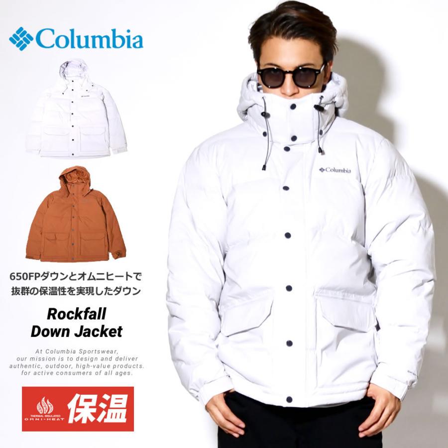 Columbia コロンビア ダウンジャケット メンズ 熱反射保温 ロックフォールダウンジャケット We0995 10v5025 B系 Hiphop Third 通販 Yahoo ショッピング
