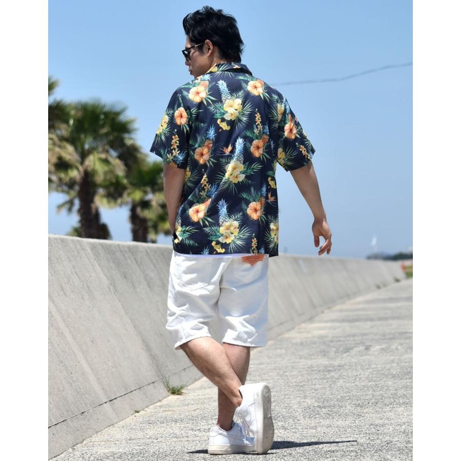 アロハシャツ メンズ 大きいサイズ 半袖 オープンカラーシャツ 夏 開襟 トロピカル柄 B系 ファッション ストリート系 サーフ Bhot0 B系 Hiphop Third 通販 Yahoo ショッピング