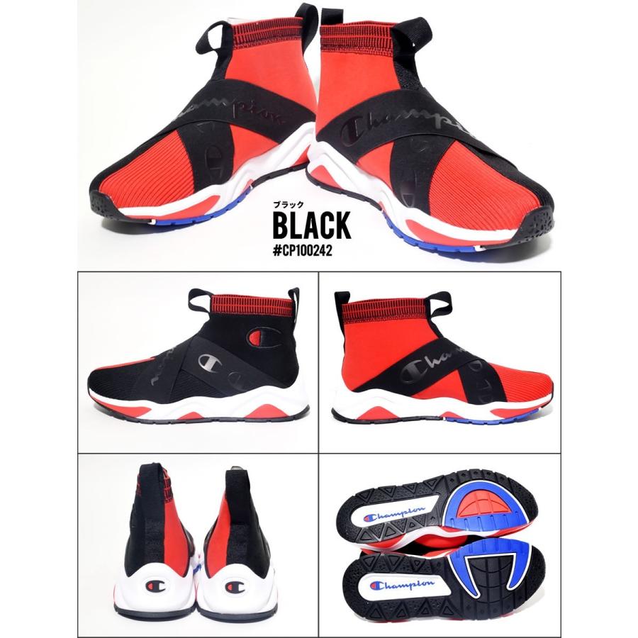 Champion チャンピオン Usa規格 スニーカー シューズ ハイカット Rally Crossover ラリークロスオーバー ブラック レッド 黒 赤 Cp Cpft028 B系 Hiphop Third 通販 Yahoo ショッピング