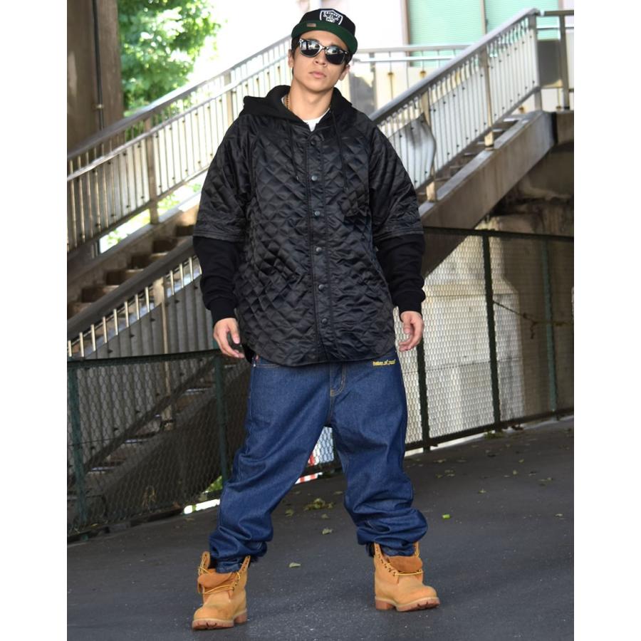 キルティングジャケット メンズ 冬 ロングジャケット キルティング 大きいサイズ 送料無料 ナイロン レイヤード B系 ファッション Dpjt063 B系 Hiphop Third 通販 Yahoo ショッピング