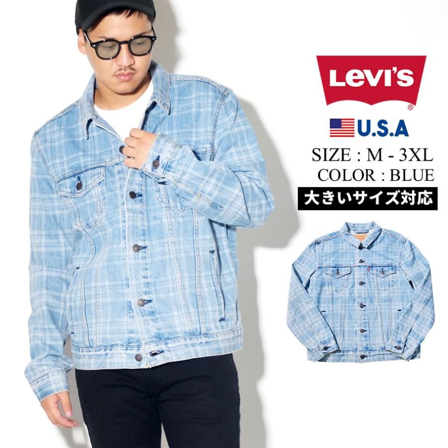 Levis リーバイス Gジャン デニムジャケット メンズ チェック Levi S B系 ファッション メンズ ヒップホップ ストリート系 Lsjt023 B系 Hiphop Third 通販 Yahoo ショッピング