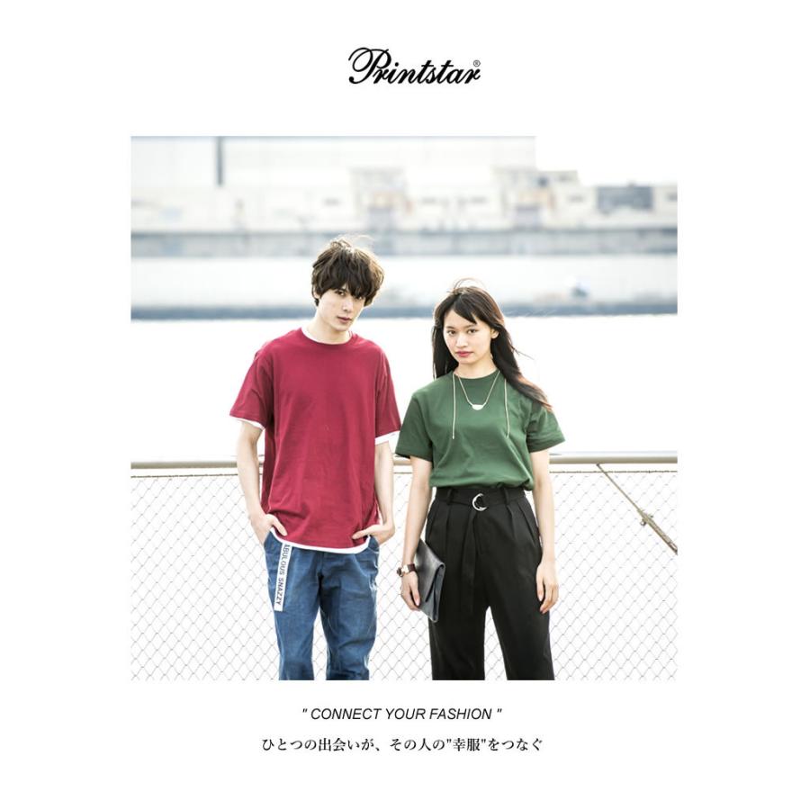 Printstar tシャツ メンズ 半袖 薄手 軽量 4.0オンス ライト