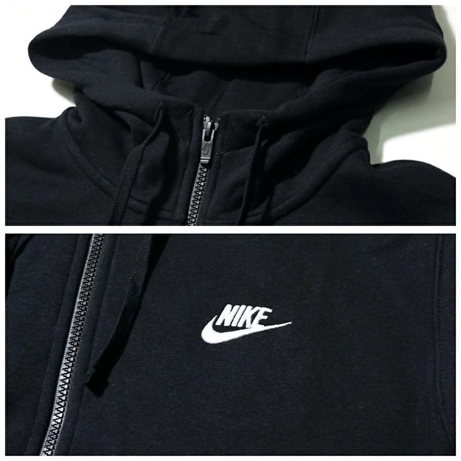 Nike ナイキ パーカー ジップアップ 裏起毛スウェット メンズ レディース Usaモデル Nsw クラブフリースフルジップフーディー Bv2645 Nkpt016 B系 Hiphop Third 通販 Yahoo ショッピング