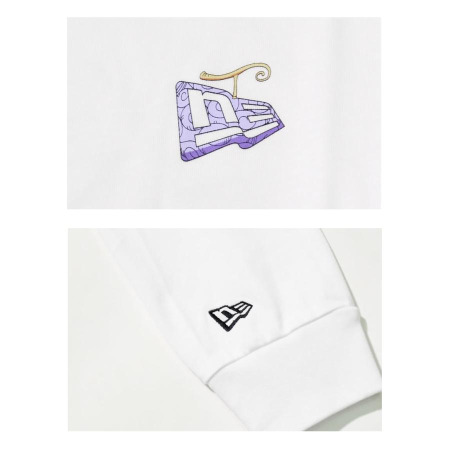 ニューエラ New Era コラボ ロンt 長袖tシャツ メンズ One Piece ワンピース 悪魔の実 フラッグロゴ New Era Cap Crew 白 ホワイト Nwtt193 B系 Hiphop Third 通販 Yahoo ショッピング