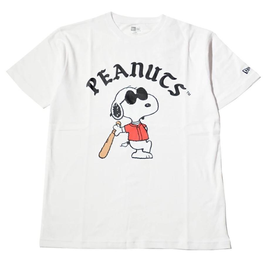 ニューエラ Tシャツ メンズ 半袖 コラボ New Era Peanuts ピーナッツ スヌーピー ジョー クール コットンtシャツ レギュラーフィット ホワイト Nwtt9 B系 Hiphop Third 通販 Yahoo ショッピング
