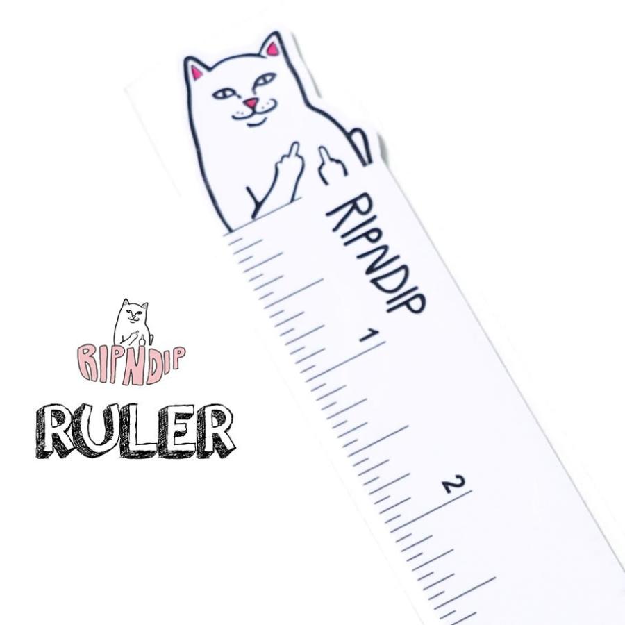 Ripndip リップンディップ 定規 可愛い 猫 ネコ ブランド 15cm ストリート ファッション Nerm Ruler Foot Ruler Rnd3863 Rdat070 B系 Hiphop Third 通販 Yahoo ショッピング