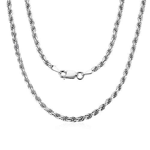 時間指定不可 925スターリングシルバーツイストケーブルチェーンネックレス 長さ16 28インチ幅2 8mmネックレスチェーン Third Store 通販 Yahoo ショッピング 楽天カード分割 Www Doctor Plan Com