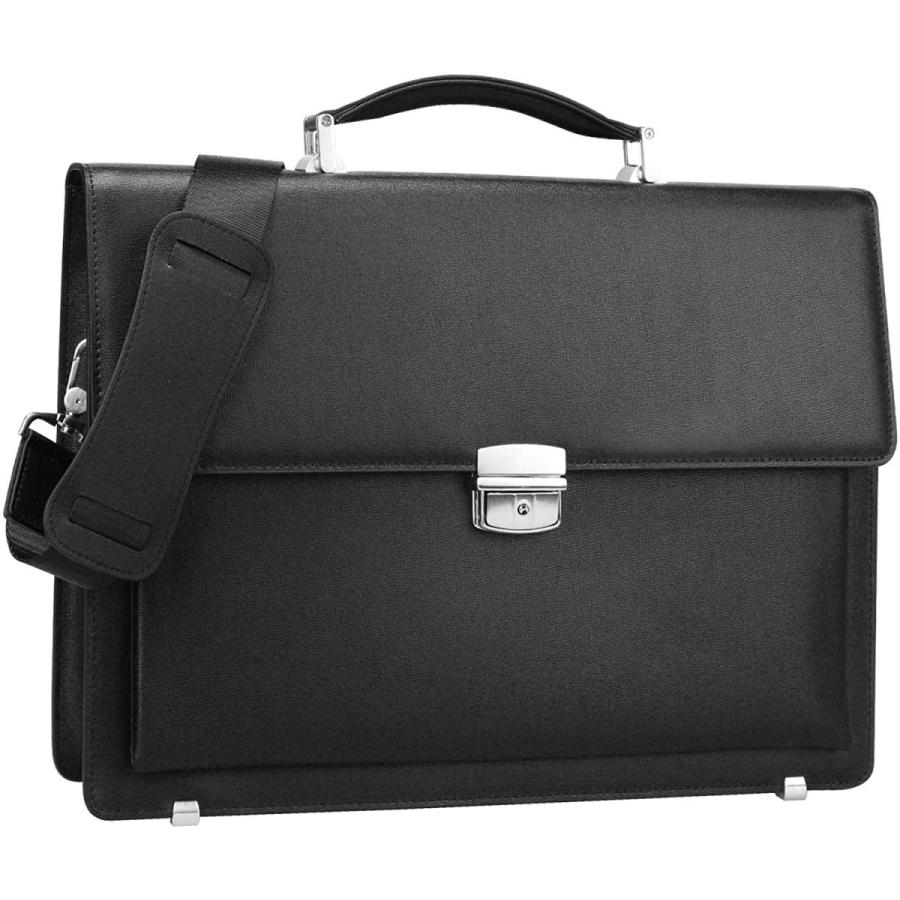 今季一番 メンズ ビジネスバッグ 本革 Ronts かばん男性用 弁護士ブラック 通勤 ブリーフケース ラップトップ 2way ハンドバッグ 鍵付き ビジネスバッグ Acmeamazonia Com Br