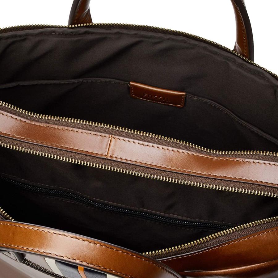 美しい フォッシル ブリーフバッグ Haskell Double Zip Brief Mbg9479 コニャック 肌触りがいい Zoetalentsolutions Com