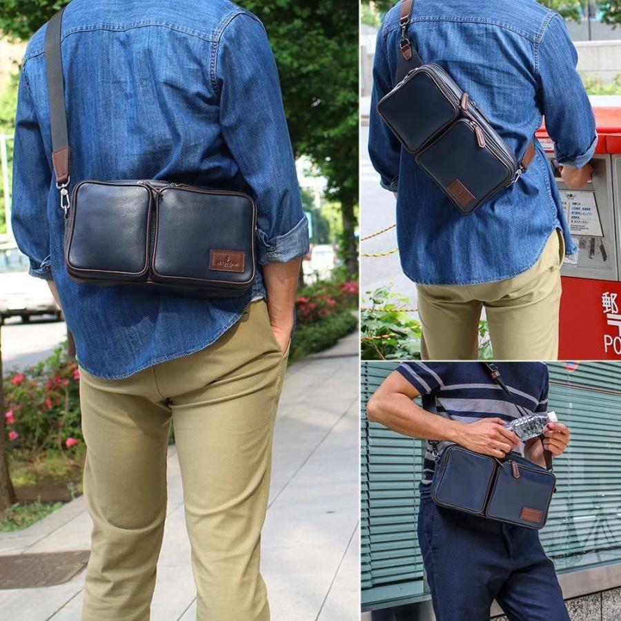 メーカー公式ショップ ネイビー ダークブラウン Ldr ショルダーバッグ Letdream バッグ Www Singerlawllc Com