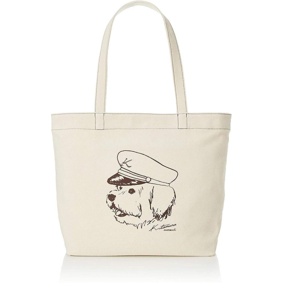 注目ショップ ブランドのギフト キタムラ 犬イラスト トートバッグ Z 0554 レディース アイボリー 白 バッグ