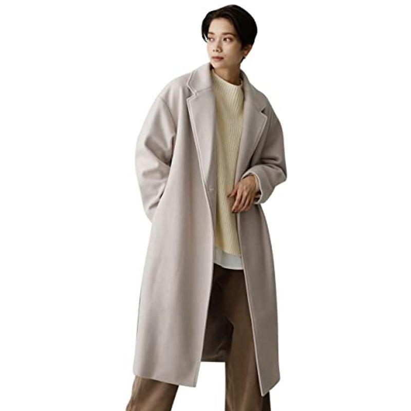 公式ウェブストア アズールバイマウジー チェスターコート Washable Chester Long Coat レディース Medium ライトベージュ 最短即日発送 Clinicaaldente Es