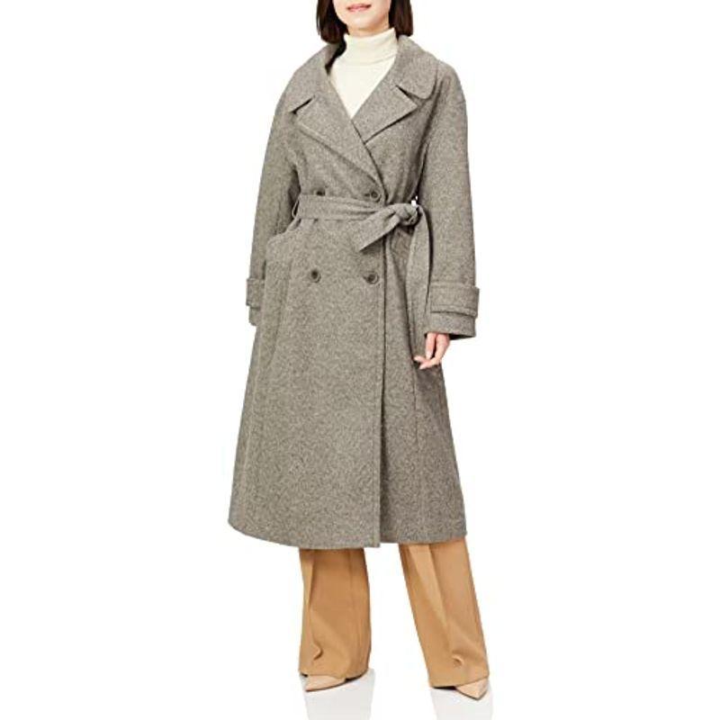 日本直売 フリーズマート ウールブレンドコート ロングダブルチェスターコート レディース ライトブラウン M 直販クーポン Ecf Com Tr